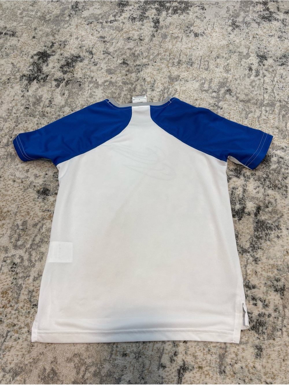 Nike White & Blue Short Sleeve Tee and Shorts Set - Picture 9 of 10